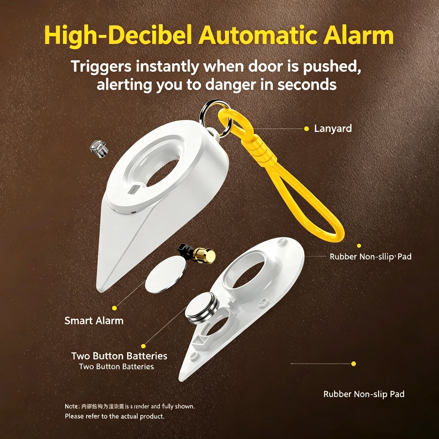 2-in-1 Travel Doorbell & Alarm
