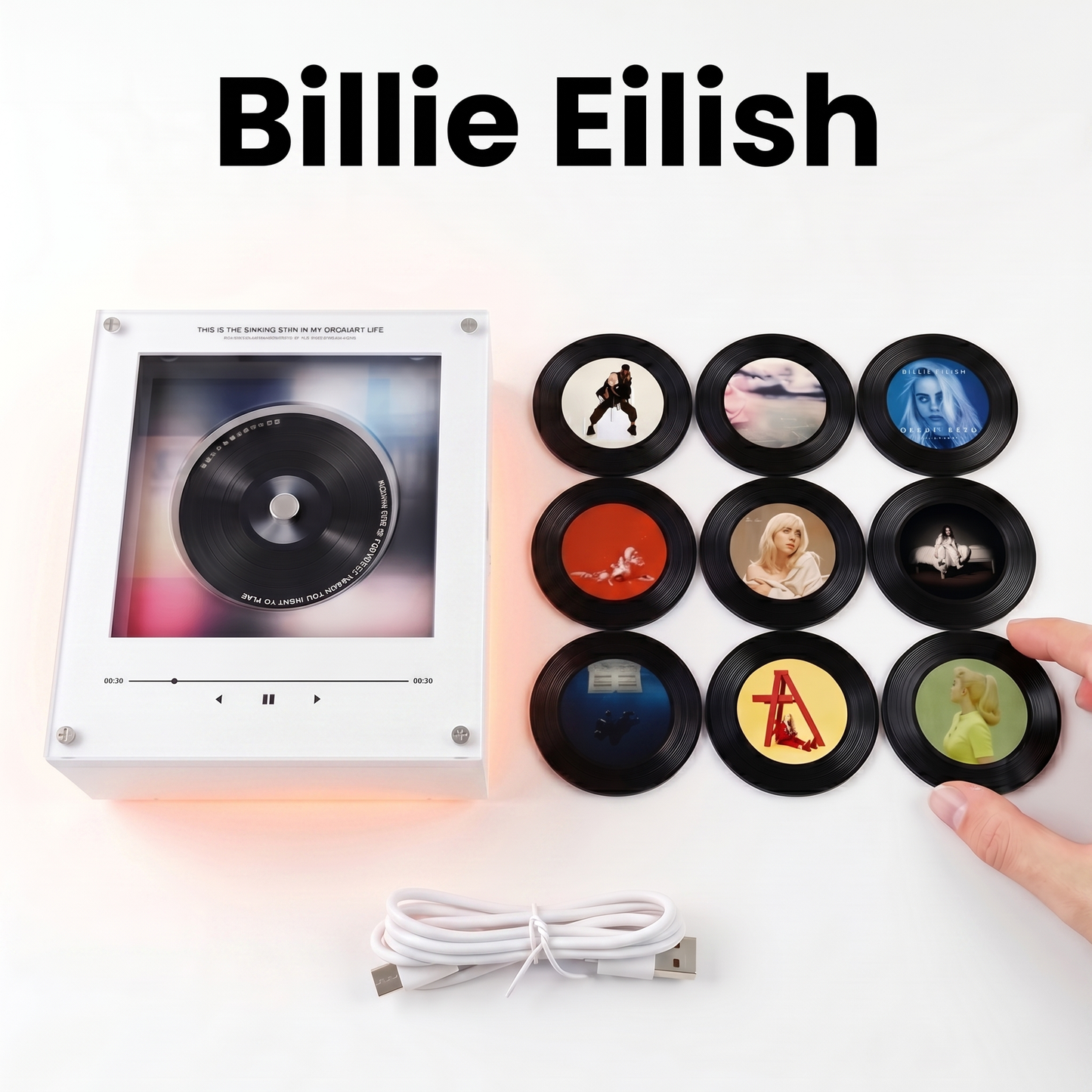 🔥🎵 50% OFF – MagTunes Player Retro Magnetic Vinyl Music Player 🔥