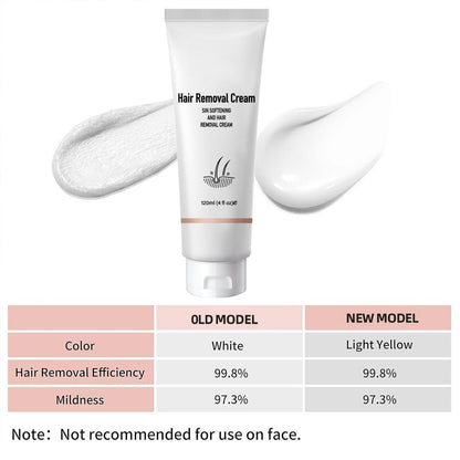Hair Removal Cream for Men & Women, Gentle Depilatory Gel for Full Body