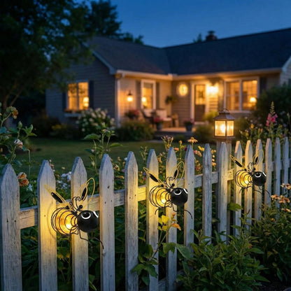 ✨  Create magic in the garden ! 🐝☀️🐝Hanging solar light for outdoor use -