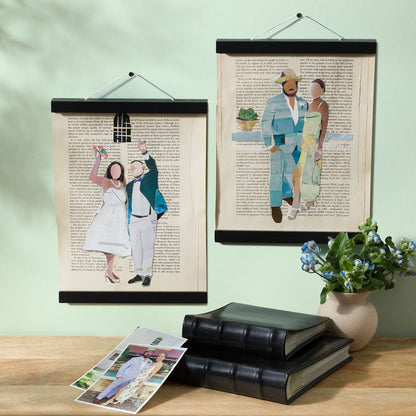 Custom Collage Couple's Portrait