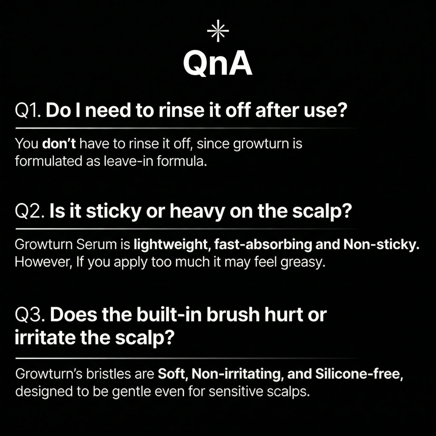 Hair Growth Serum with Massage Brush Applicator – Thickening & Hair Regrowth Scalp Treatment