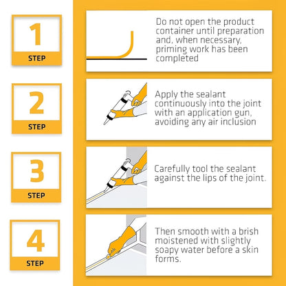 Heat Resistant Waterproof Silicone Sealant for Roof Wall Cracks