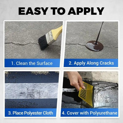 Waterproof Polyurethane Roof and Wall Coating Leak Repair Sealant