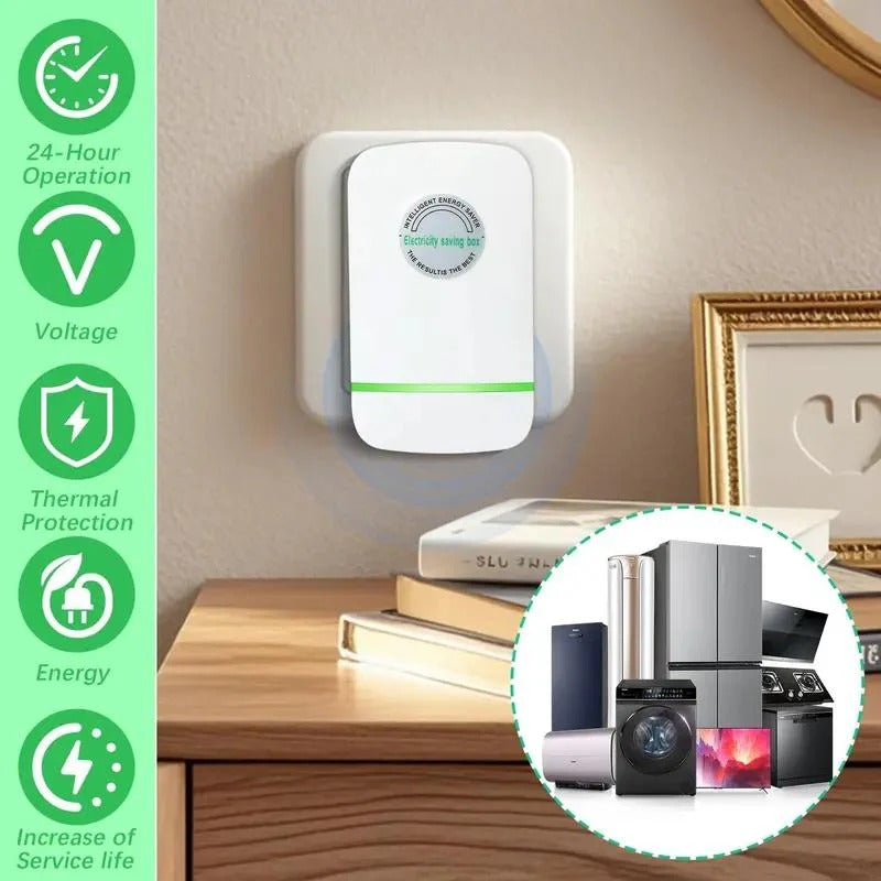 🔥 Energy Saver Plug-In Power Box with US Plug 2026 Updated Design