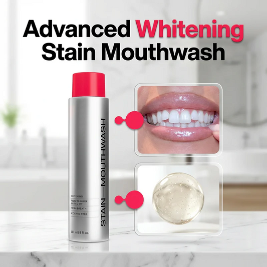 Whitening Stain Removal Mouthwash | Remove Coffee & Tea Stains