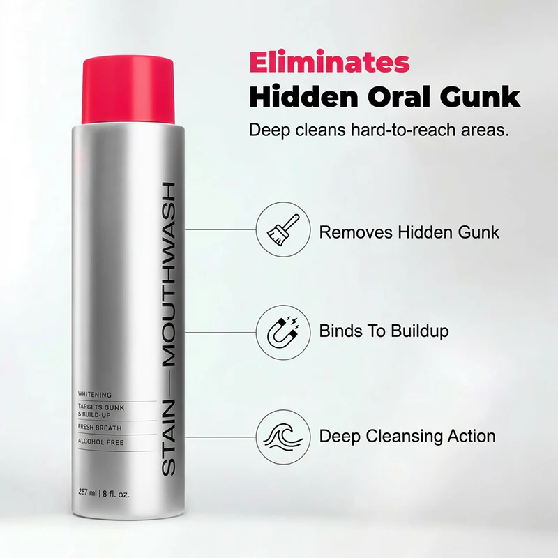 Whitening Stain Removal Mouthwash | Remove Coffee & Tea Stains