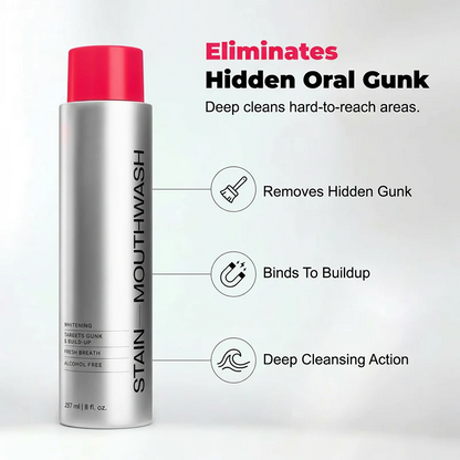 Whitening Stain Removal Mouthwash | Remove Coffee & Tea Stains