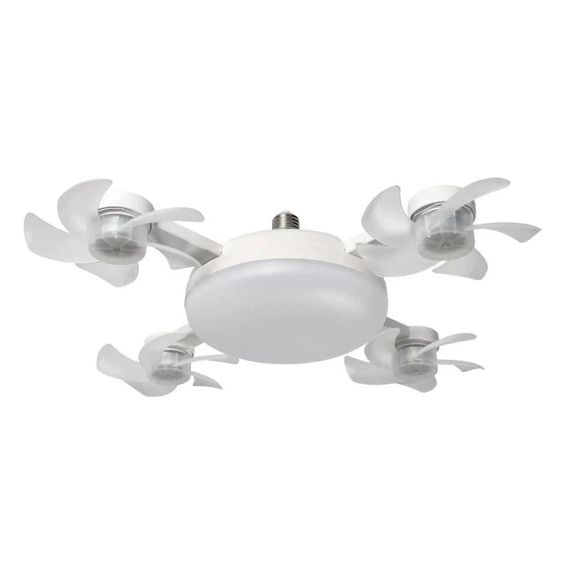 Smart Drone Fan Light Ceiling Lamp with Remote Control – 2 in 1 Decorative LED and Quiet Fan