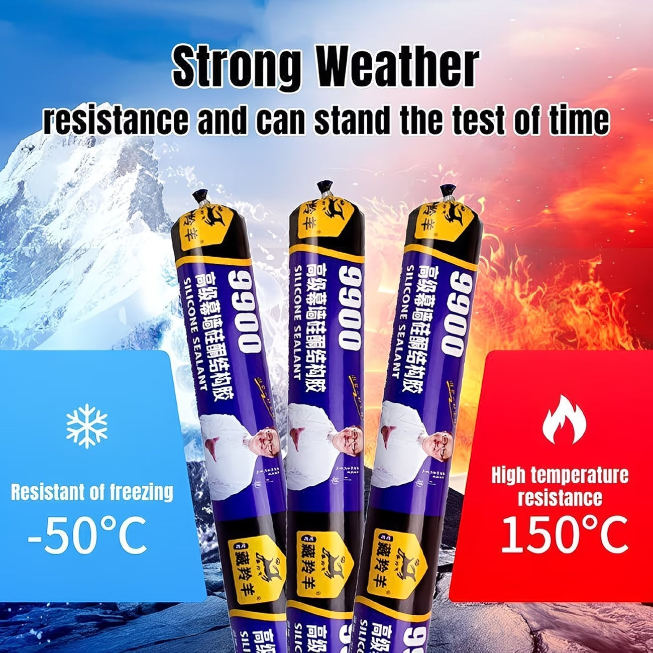 Heat Resistant Waterproof Silicone Sealant for Roof Wall Cracks