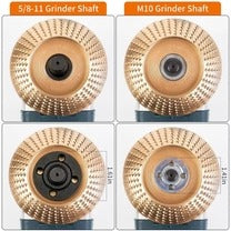 🔥 3PCS 4" Wood Carving Disc Set — The Ultimate Woodworking Game-Changer