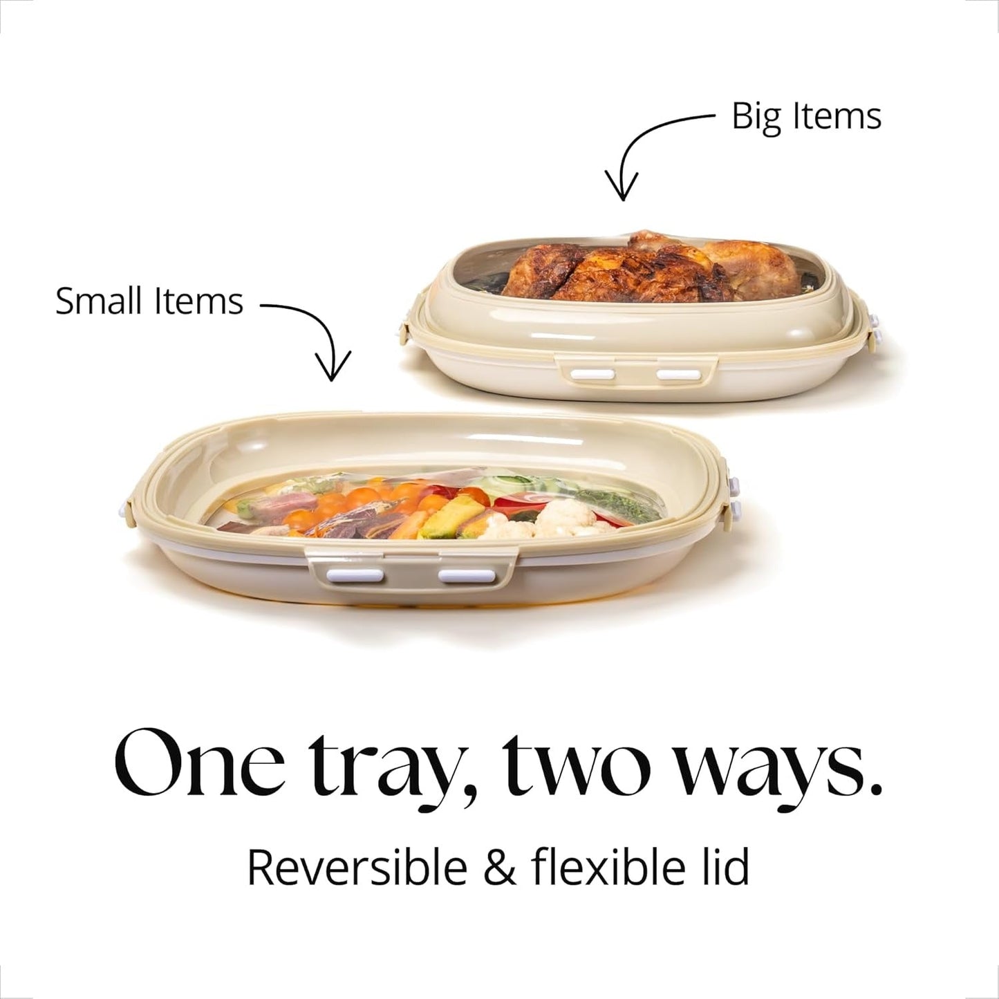 🥗 50% OFF Today Only! Portable Snack Tray 4-Pack — Your All-in-One Food Organizer 🍓