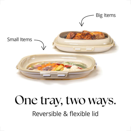 🥗 50% OFF Today Only! Portable Snack Tray 4-Pack — Your All-in-One Food Organizer 🍓
