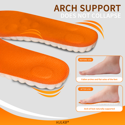 2026 New 4D Cloud Insoles for Men Women,Super Soft Memory Foam Insoles with Arch Surpport 