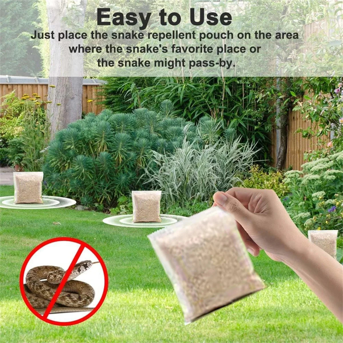 Snakes & Lizards Repellent Pouches