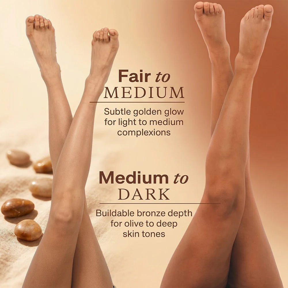 Natural Self Tanner Lotion Hydrating Streak Free Glow