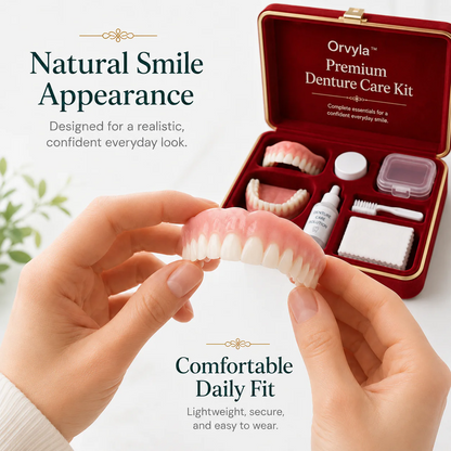 🦷 Medical Full Denture with Strong Suction Custom-Fit Full Functional Dentures