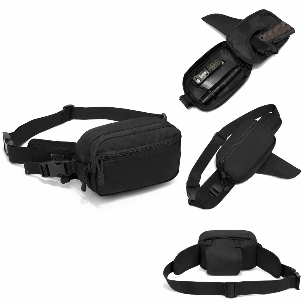 Multifunctional EDC Tactical Waist Fanny Pack