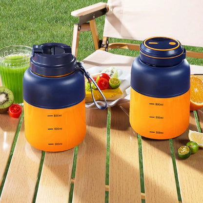800/1300ml Fresh Juice Blender, Portable Wireless Juicer Cup