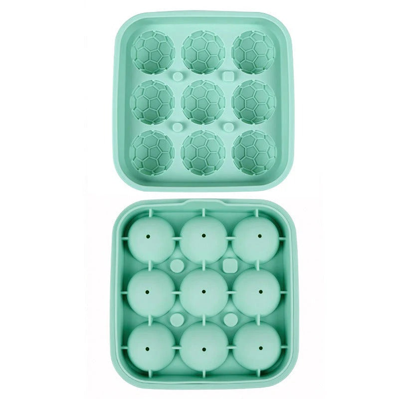 Football Shape Silicone Ice Ball Mold