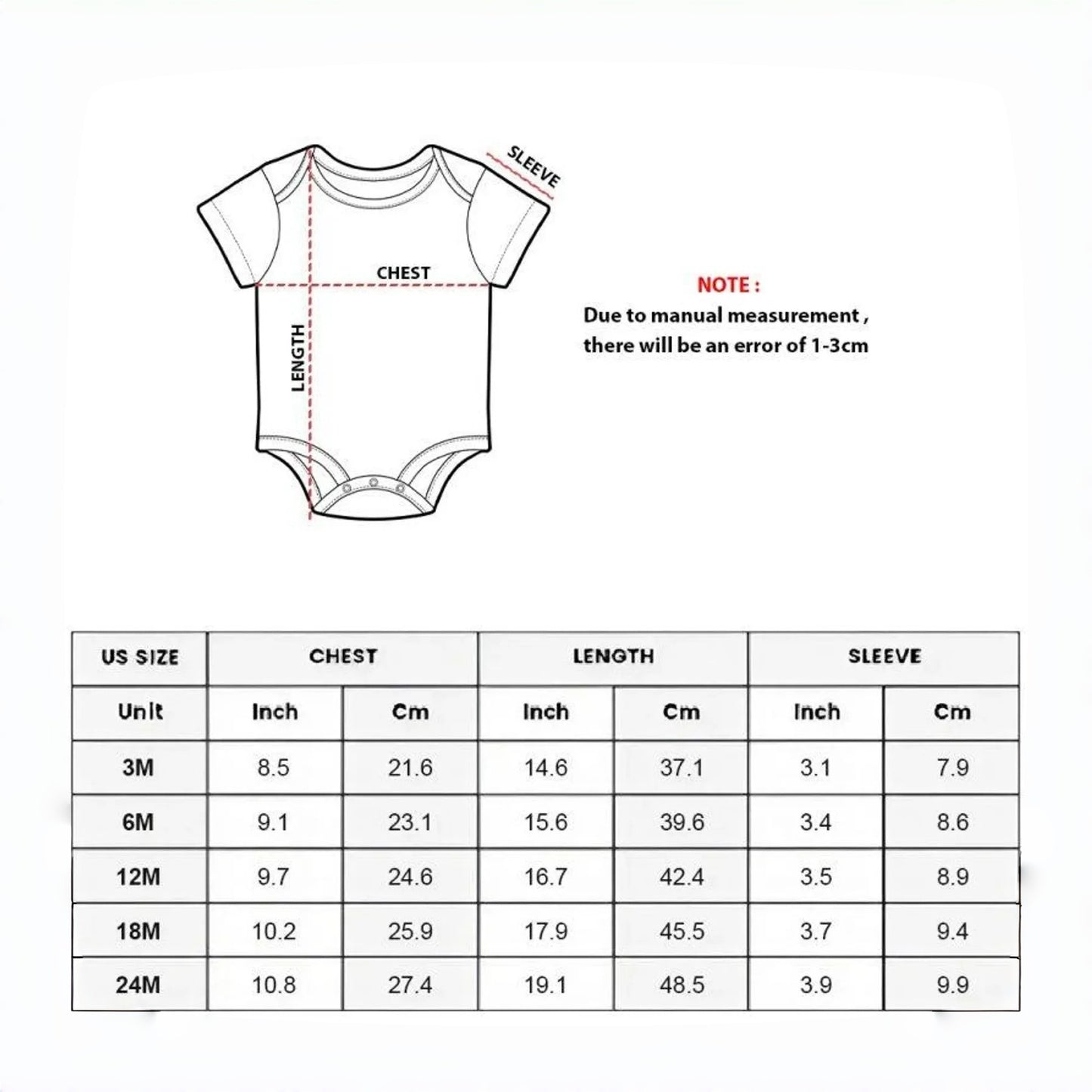 Personalized USA Soccer Baby Bodysuit