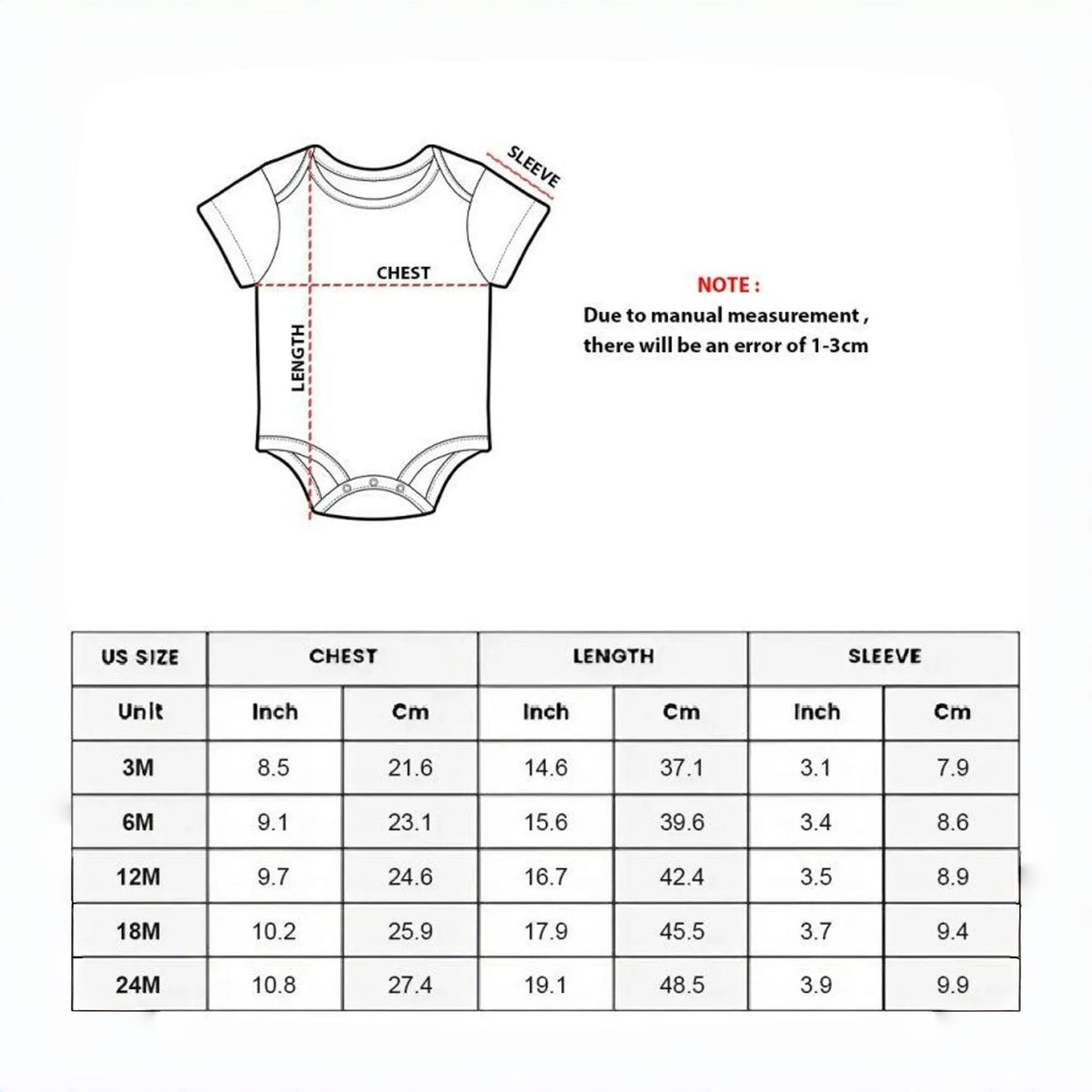 Personalized USA Soccer Baby Bodysuit
