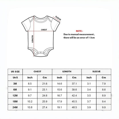 Personalized USA Soccer Baby Bodysuit