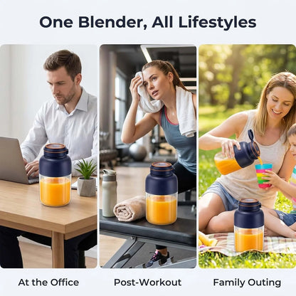 800/1300ml Fresh Juice Blender, Portable Wireless Juicer Cup