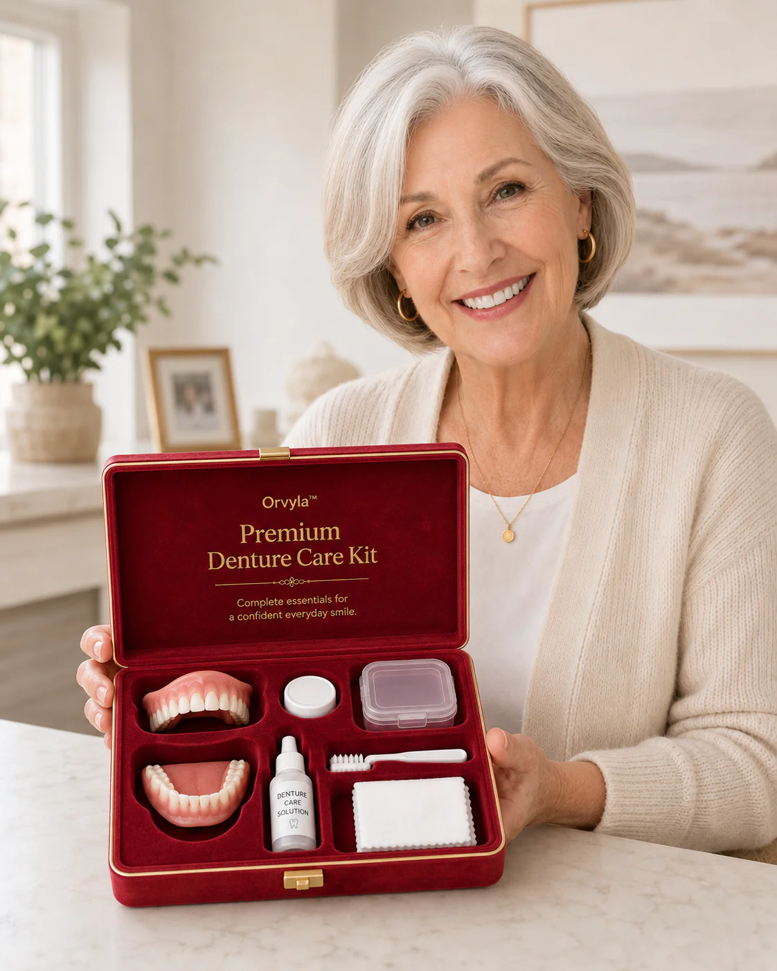 🦷 Medical Full Denture with Strong Suction Custom-Fit Full Functional Dentures