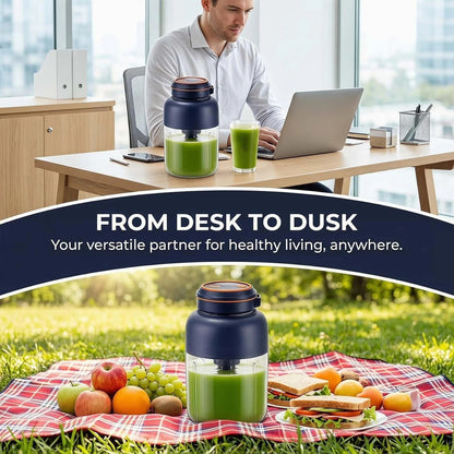 800/1300ml Fresh Juice Blender, Portable Wireless Juicer Cup