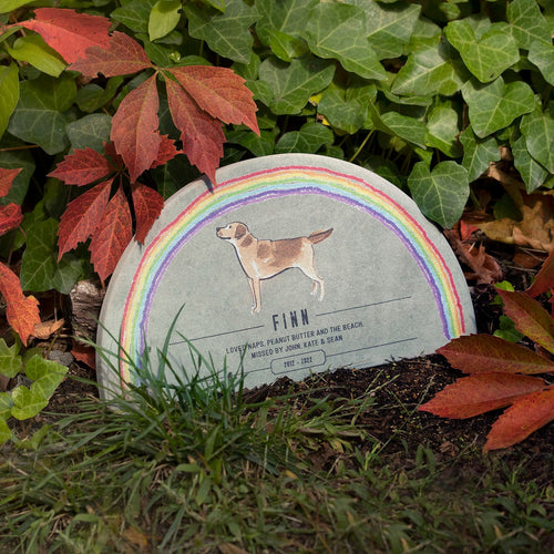 Rainbow Bridge Pet Memorial Garden Plaque