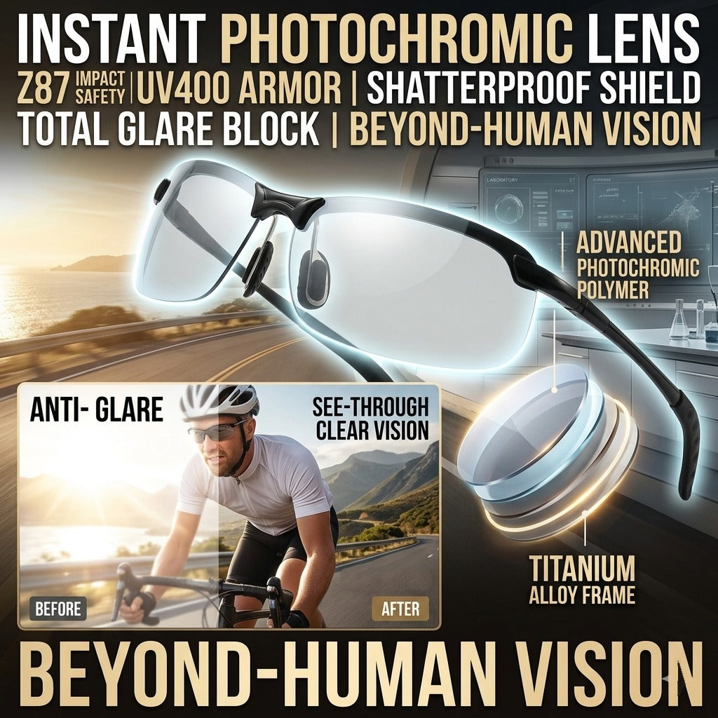 👓Smart Vision Glasses – Anti-Glare UV Protection with Infrared Night Vision
