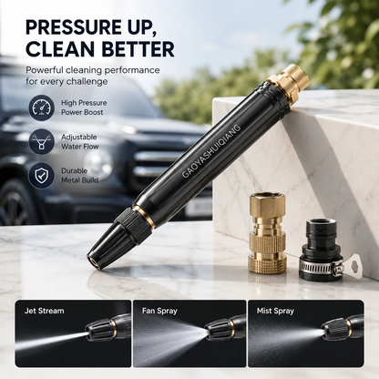 High Pressure Car Wash Water Gun with Booster Nozzle Hose for Cleaning and Garden Watering