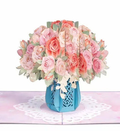 💐 Mother’s Day Sale 50% OFF – DIY Pop-Up Flower Card That Blooms with Love 🌸