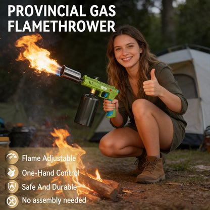 Multi-Use Propane Torch Gun | Adjustable Flame Handheld Blow Torch