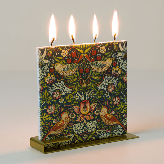 Bird Motif Flat Candle