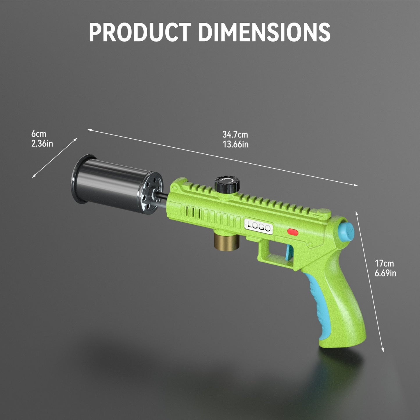 Multi-Use Propane Torch Gun | Adjustable Flame Handheld Blow Torch