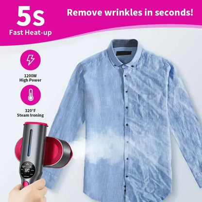 2-in-1 Rotatable Handheld Steam Iron