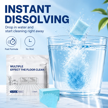 💥 Multi-Effect Floor Cleaning Tablets | Fast Dissolving & No-Rinse Formula