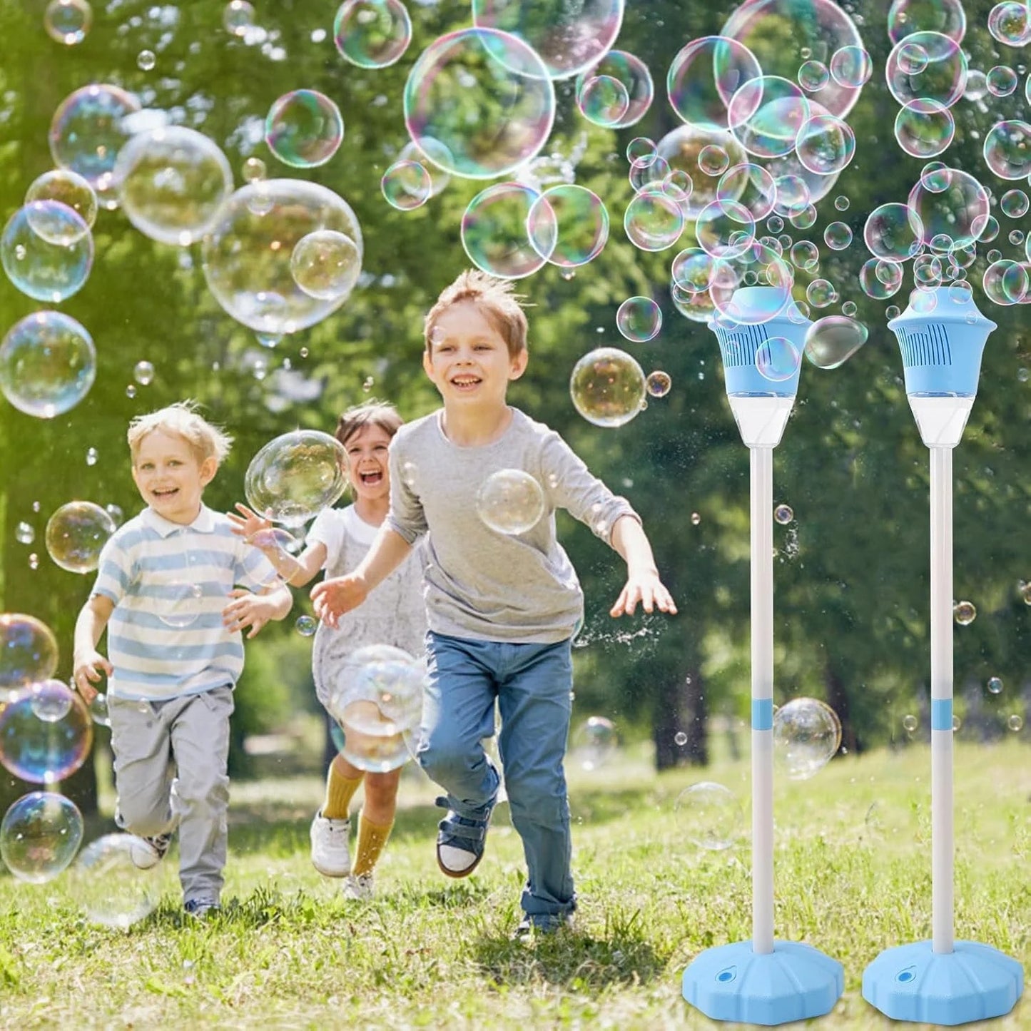 Kids Automatic Bubble Machine with Lights & Music